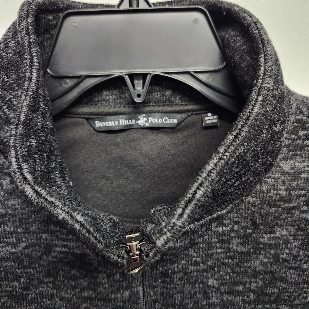 Beverly Hills Polo Club Sweater Mens Small Half‎ Zip Pullover Fleece Warm